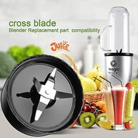 1X Cross Blades compatible with Magic Bullet 250W MB1001 Series With Gaskets Replacement Blender Par