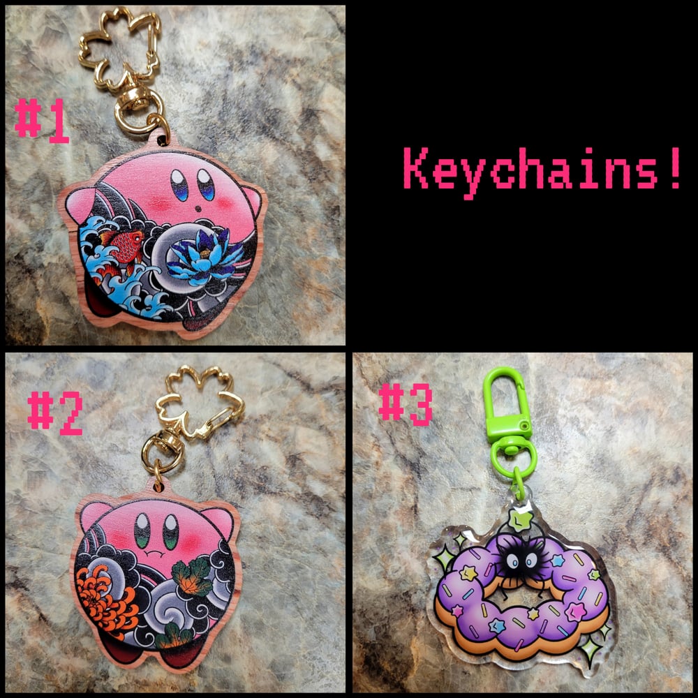 Image of Tattoo Flash Keychains