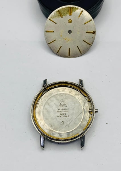 Image of vintage Omega 1960's/70's gents watch Case,used,ref#(om-56)