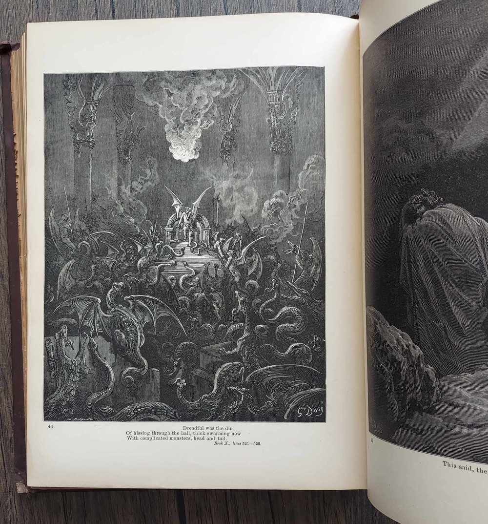 Milton's Paradise Lost - Illustrated by Gustave Dore (1892)