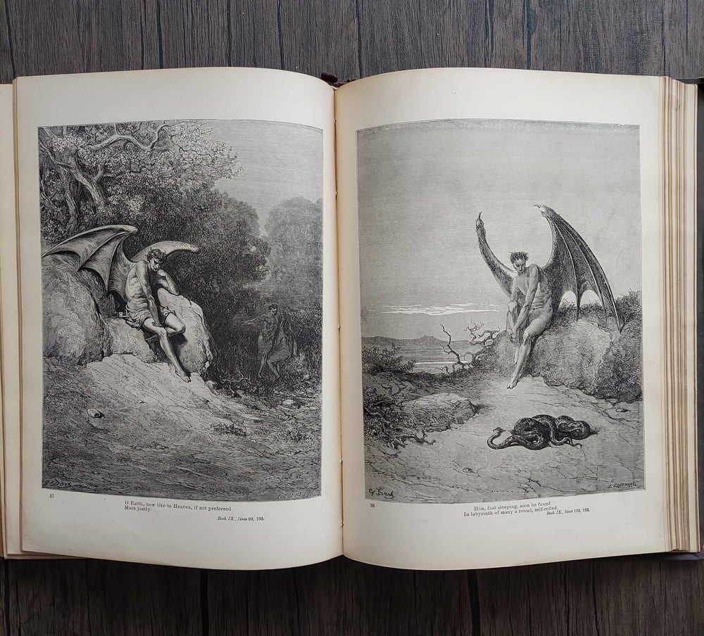 Milton's Paradise Lost - Illustrated by Gustave Dore (1892)