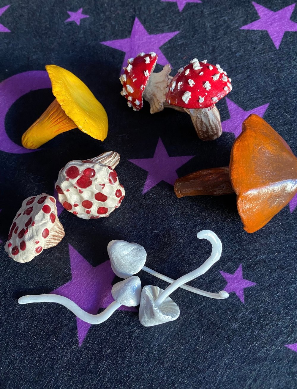 Image of Assorted Mushies (Decor Clay Mushies)