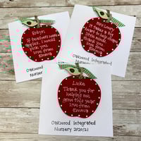 Image 4 of Thank you card (apple)