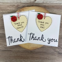 Image 6 of Thank you card (heart)
