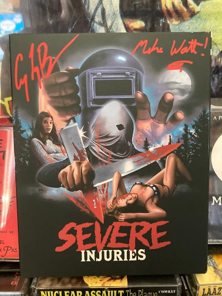 Image of Severe Injuries (2003) OOP Blu-Ray with signed director Amy Lynn Best slipcover SOV limited edition