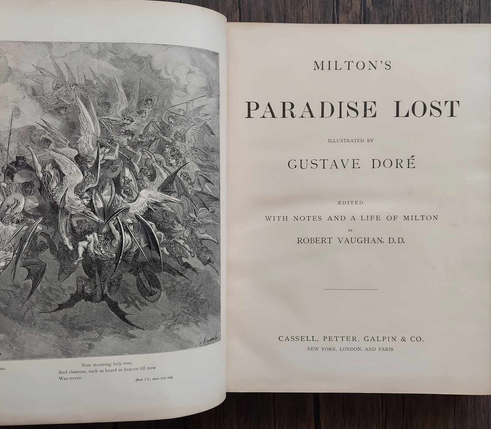 Milton's Paradise Lost - Illustrated by Gustave Dore (c.1884)