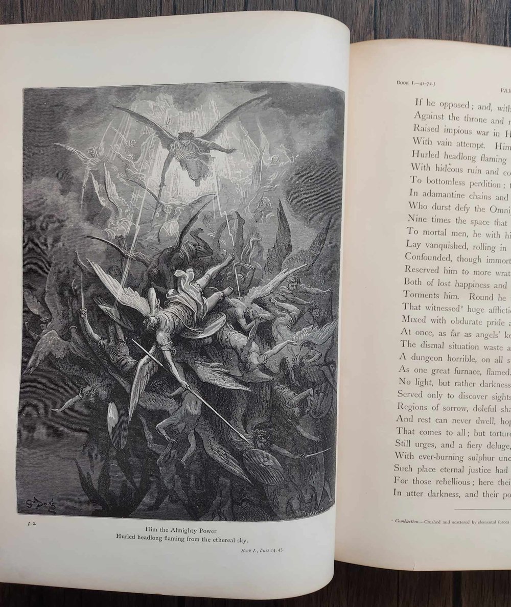 Milton's Paradise Lost - Illustrated by Gustave Dore (c.1884)