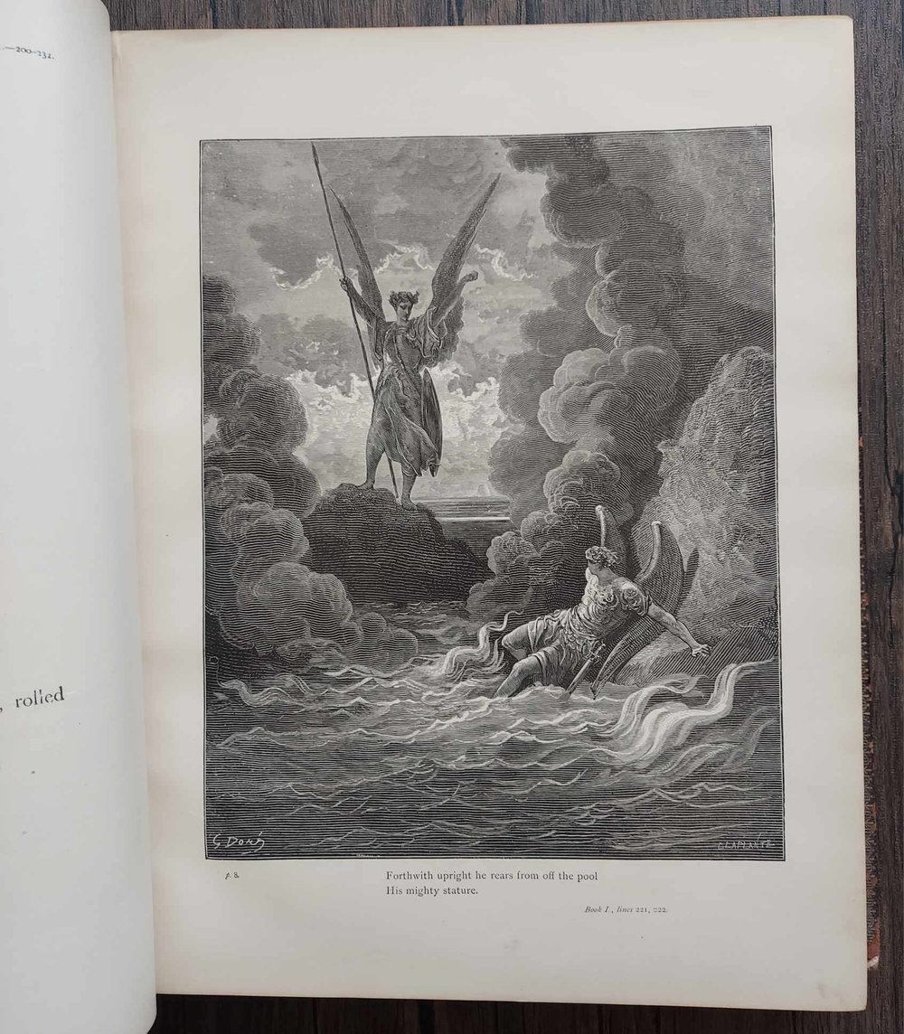 Milton's Paradise Lost - Illustrated by Gustave Dore (c.1884)