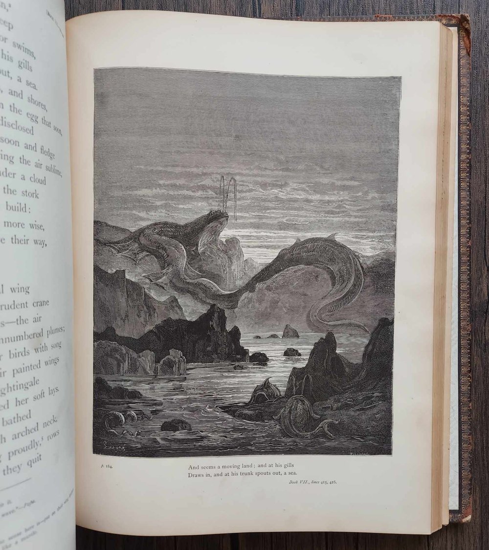 Milton's Paradise Lost - Illustrated by Gustave Dore (c.1884)