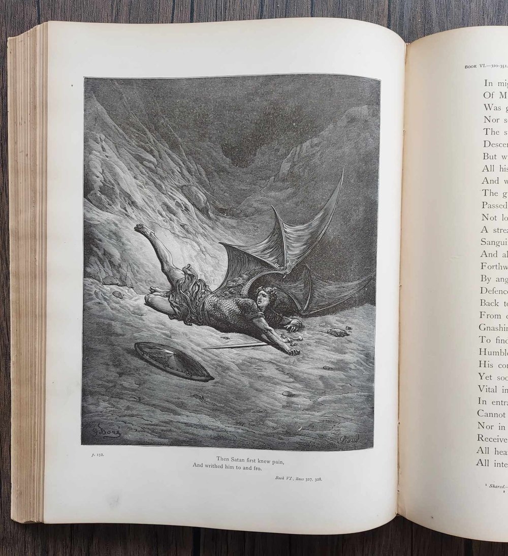 Milton's Paradise Lost - Illustrated by Gustave Dore (c.1884)