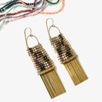 Image 5 of Abstract Colorblock Demimonde Earrings