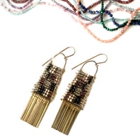 Image 4 of Abstract Colorblock Demimonde Earrings