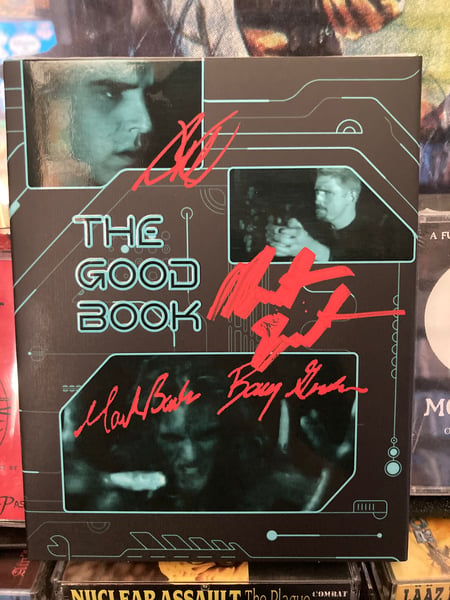 Image of The Good Book (1997) Blu-Ray with full cast signed slipcover SOV limited edition