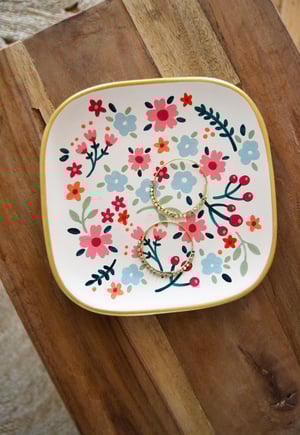 Image of PLATO DE CERAMICA PINTADO A MANO - SORPRESA