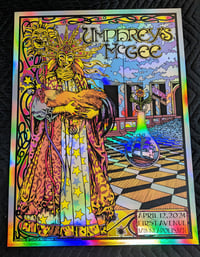 Image 1 of Umphrey's McGee- (FOIL) April 12, 2024 - First Avenue, MN- Artwork by Caitlin Mattisson