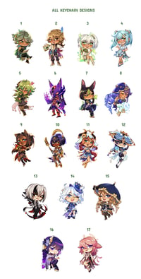 Image 2 of [PRE-ORDER] KEYCHAINS
