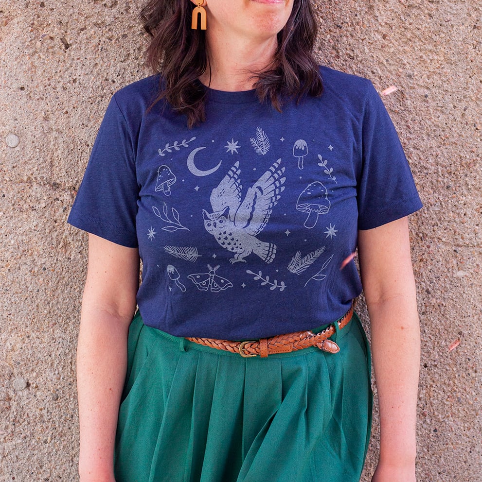 Owl T-shirt | Katie Nieland Art