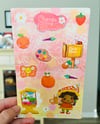 Orange Blossom - sticker sheet