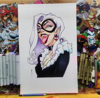 BLACK CAT ORIGINAL ART SIGNED
