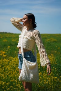 Image 1 of The "Cloud" Crossbody (Cream)
