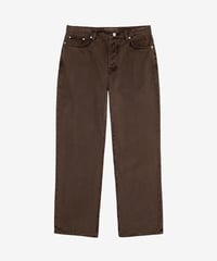 Image 2 of STUSSY_CLASSIC JEAN WASHED CANVAS :::BROWN:::