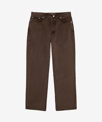 Image 2 of STUSSY_CLASSIC JEAN WASHED CANVAS :::BROWN:::