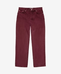 Image 2 of STUSSY_CLASSIC JEAN WASHED CANVAS :::WINE:::