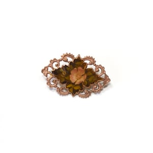 Image of Wood Rose Brooch