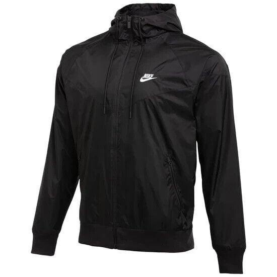 Image of Nike Men’s Windrunner Hooded Jacket CU9474-010 Black Large Super Fast Shipping