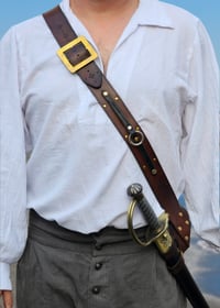 Image 1 of Baldric brown/brass ring