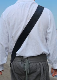 Image 3 of Baldric Black/Brass