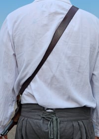 Image 3 of Pistol baldric brown/silver
