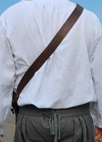 Image 3 of Pistol baldric brown/brass