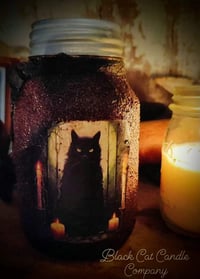 32oz Halloween Cat Candle