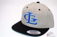 Image 1 of Flat Bill  LG Logo 3DF GR PUFF| Baseball Cap