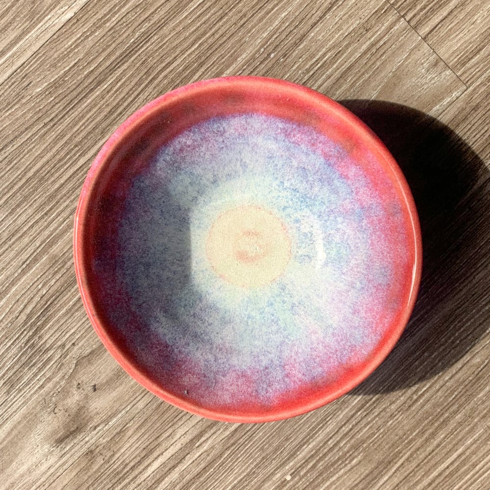 Image of Medium Red Melty Bowl