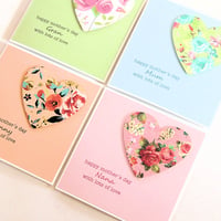Image 3 of Mother's Day Cards For Mum, Granny, Nanny, Nonna, Yiayia, Oma. 4 Colours.