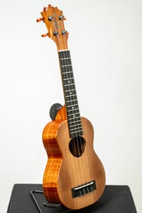 Image 3 of KoAloha KSM-00 Shop Order Cedar & Curly Koa Soprano 2/2