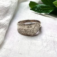 Image 1 of Vintage Sterling Silver Pikes Peak Souvenir Spoon ring