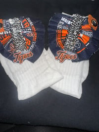 Image 19 of Custom Detroit Tigers Inspired Socks 