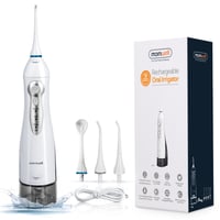 Oral Irrigator USB Rechargeable Water Flosser Portable Dental Water Jet 300ML Water Tank Waterproof 