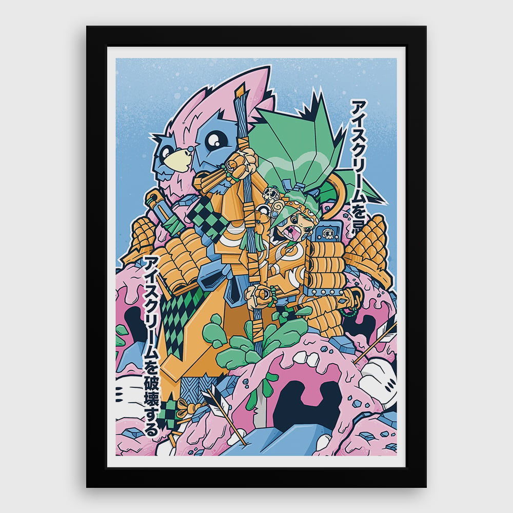 Image of Limited Edition Abhor The Ice Cream Print