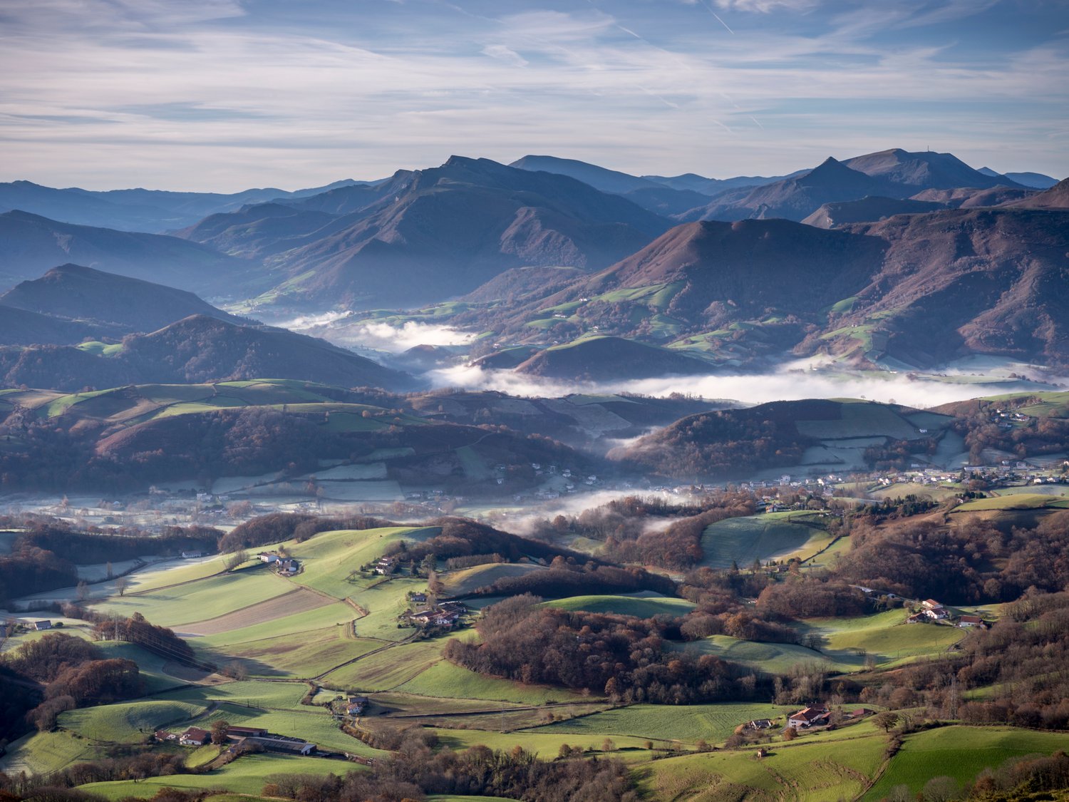 Petit matin en haut d'Ursuya