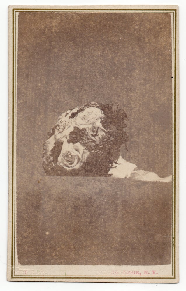 Image of Slee Bros.: still life with flowers, USA ca. 1860s