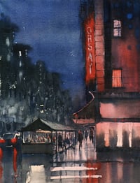 A Wet Night outside of Orsay