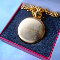 Image 5 of Pretty Guardian Sailor Moon Fan Club Reproduction Nakayoshi Gold Pocket Watch (2019)