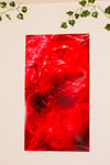 GLASS GRAPES - RED