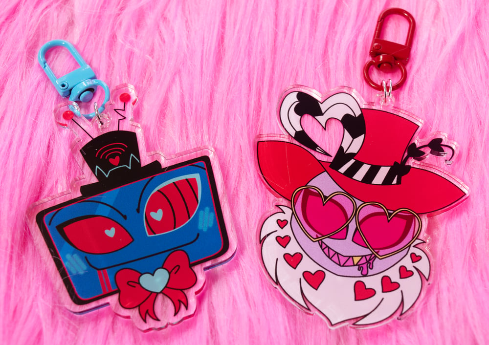 Valentines Valentino Acrylic Charm