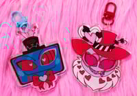 Image 2 of Valentines Valentino Acrylic Charm