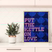 Image 3 of Put the kettle on needlepoint kit 